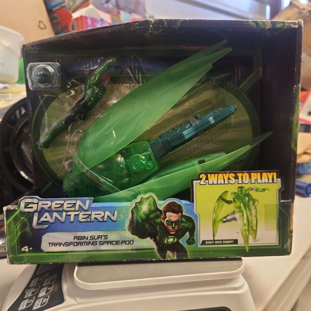Green Lantern Abin Sur's Transforming Space Pod - New / Sealed